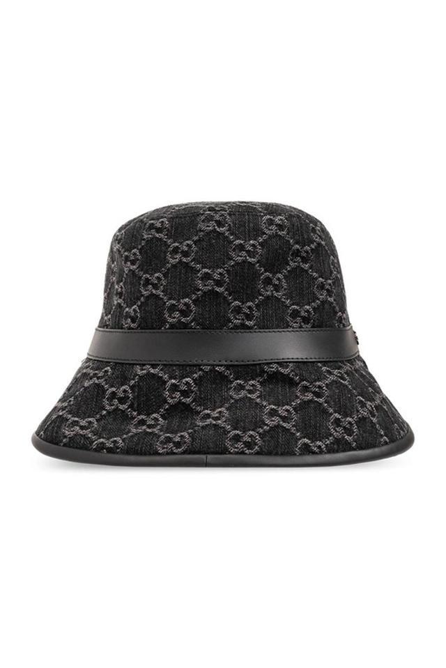 Monogrammed Bucket Hat In Black Product Image