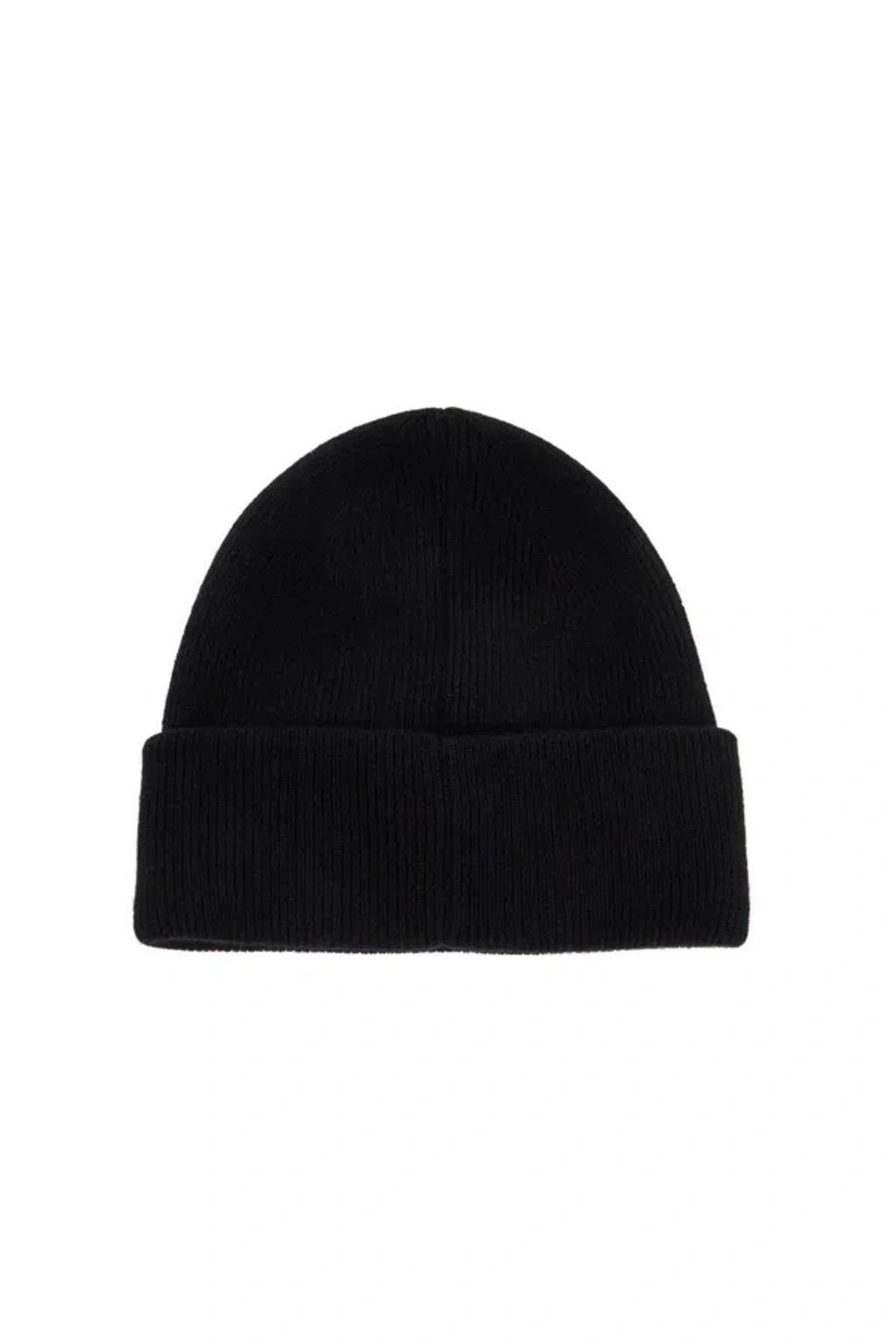 Cashmere Beanie Hat For In Black Product Image