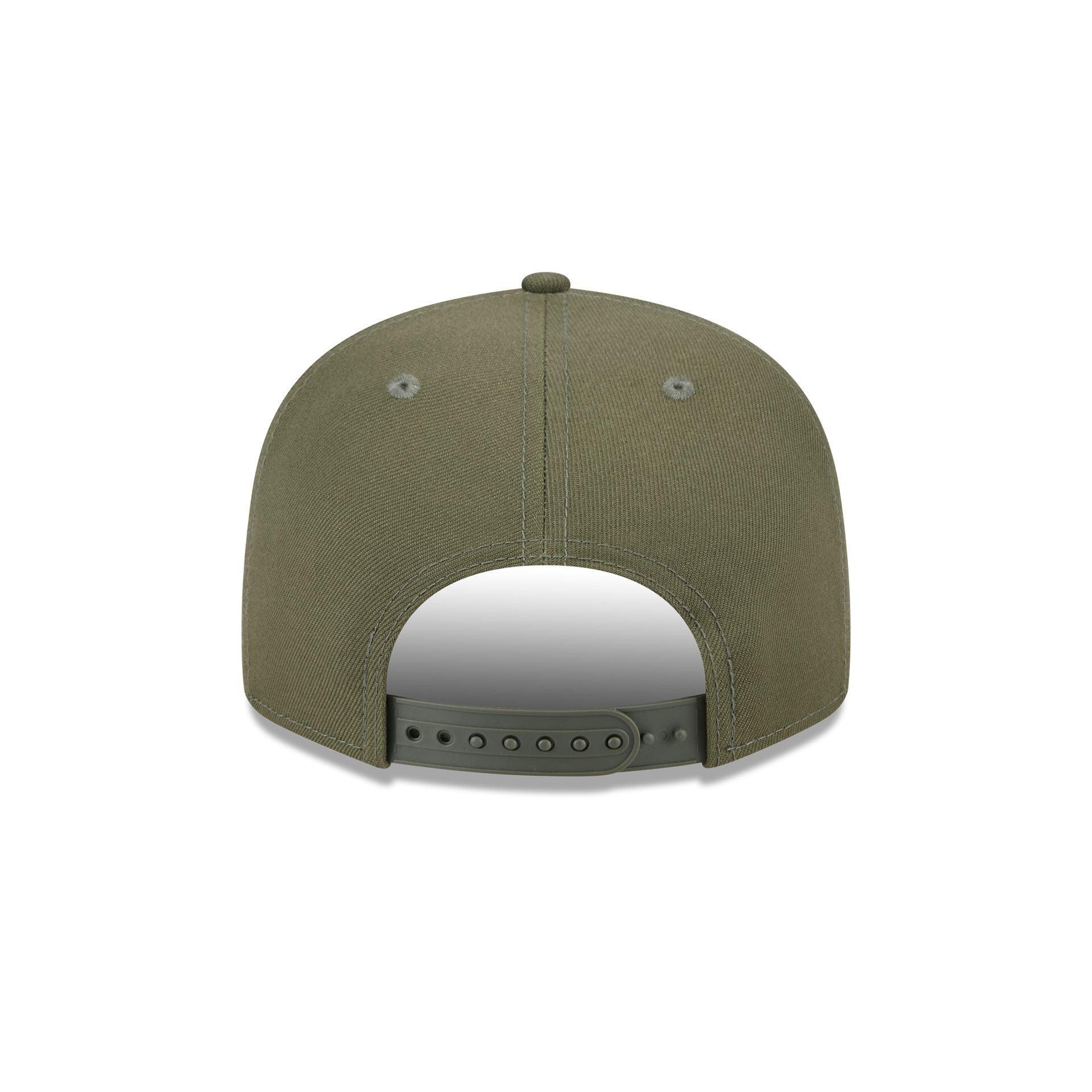 Green Bay Packers Olive 9FIFTY Snapback Hat Male Product Image