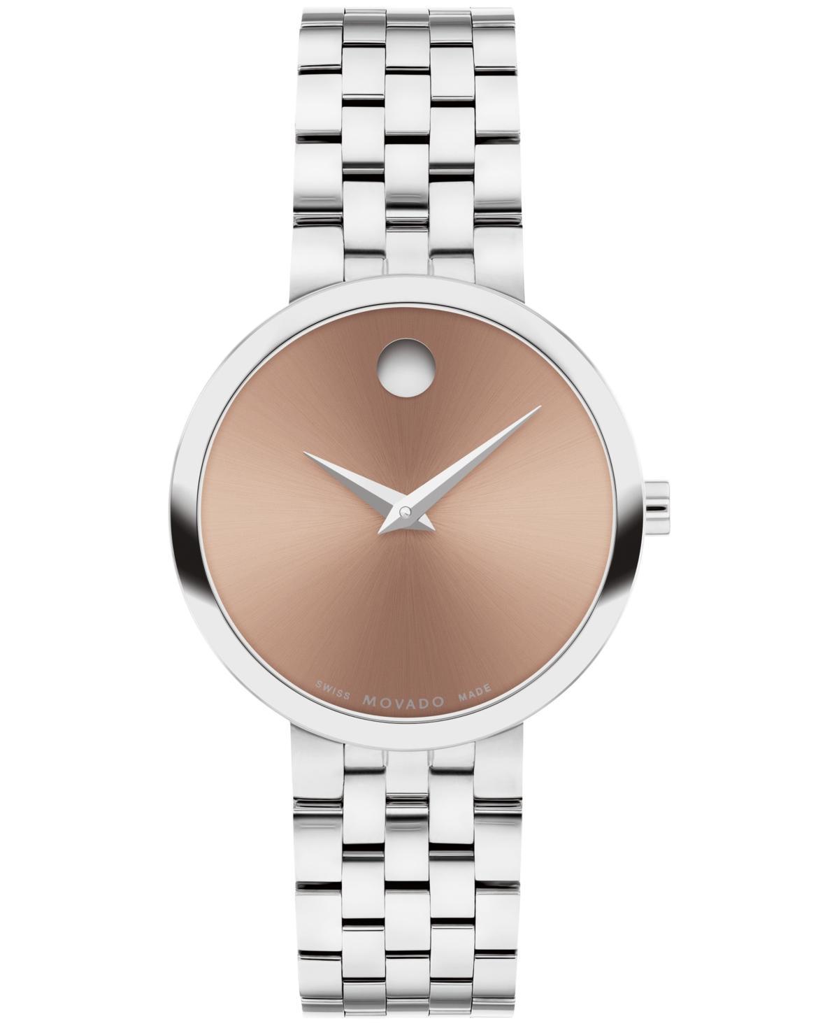 Movado Womens Museum Classic Quartz Analog Stainless Steel Bracelet Watch Product Image