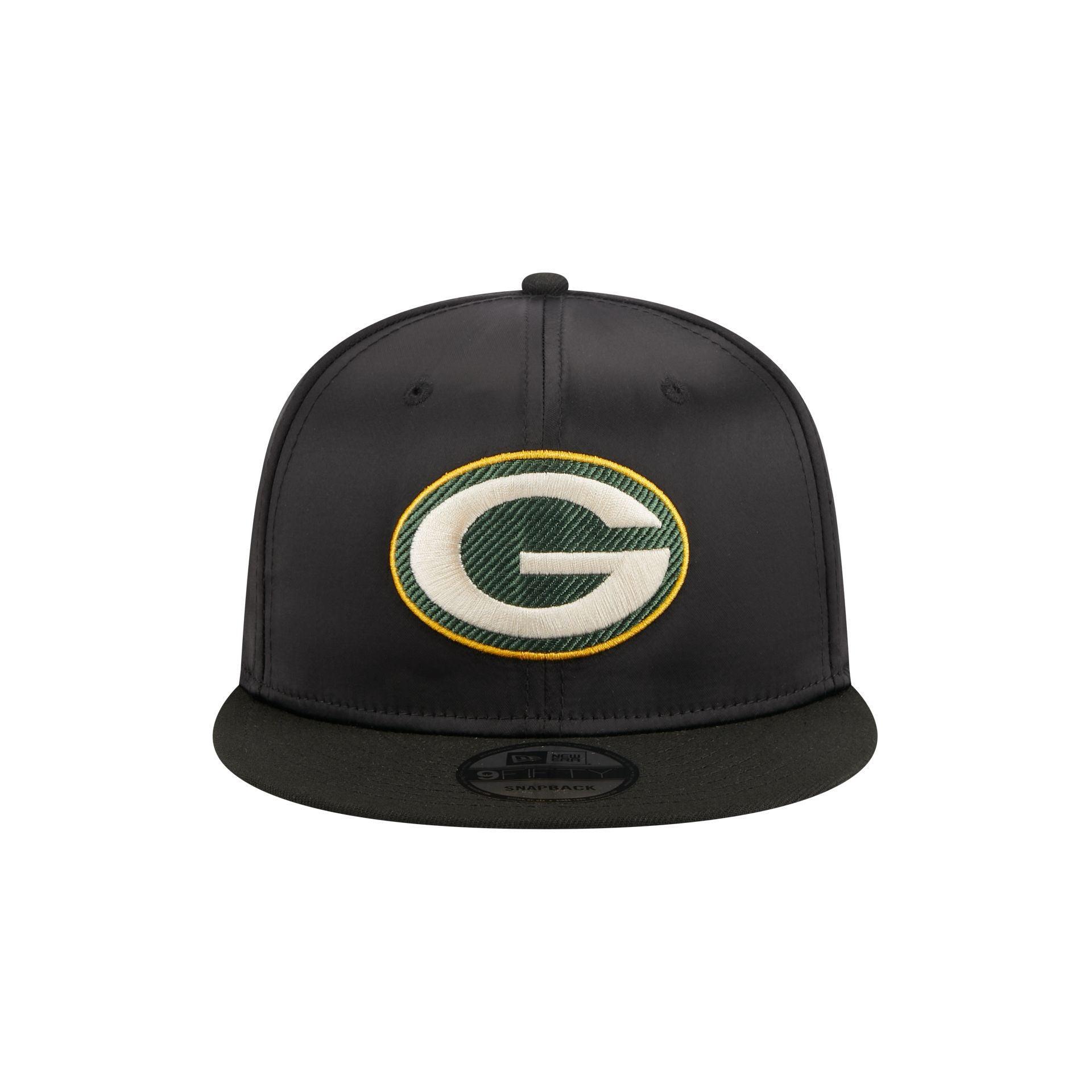 Green Bay Packers Satin 9FIFTY Snapback Hat Male Product Image