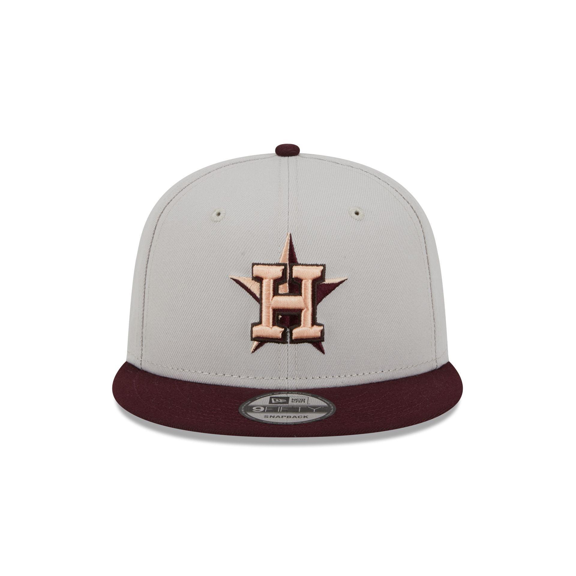 Houston Astros Mauve Visor 9FIFTY Snapback Hat Male Product Image