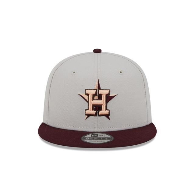 Houston Astros Mauve Visor 9FIFTY Snapback Hat Male Product Image