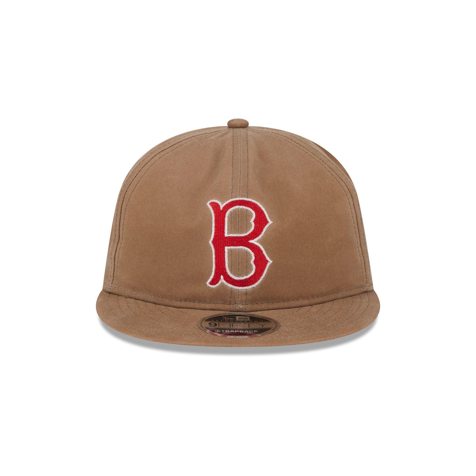 Boston Red Sox Khaki Retro Crown 9FIFTY Adjustable Hat Male Product Image