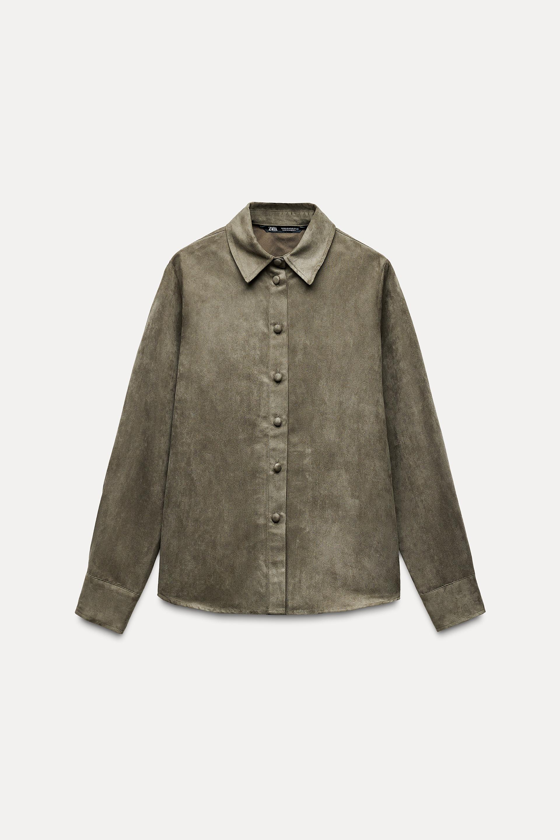 FAUX SUEDE SHIRT Product Image