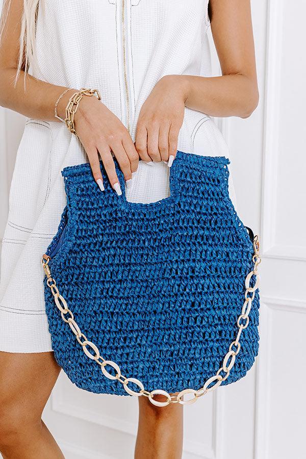 Sunny Day Stroll Woven Tote in Riverside Product Image