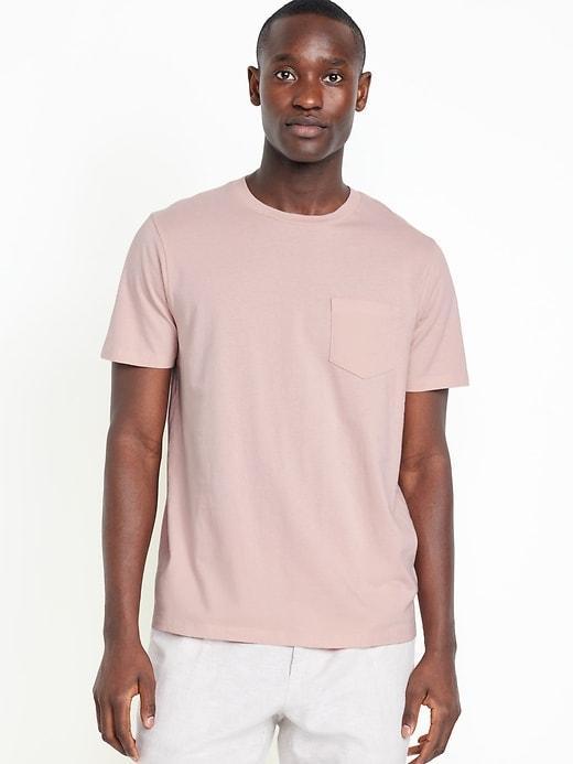 Crew-Neck Pocket T-Shirt Product Image