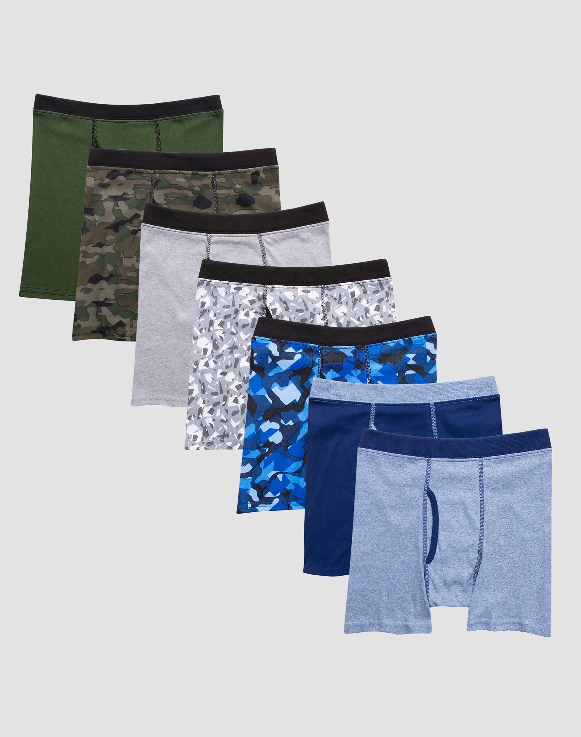 Hanes Boys Boxer Briefs 6 + 1 Bonus Pack - Colors May Vary L Product Image