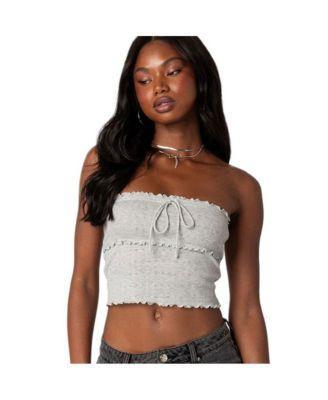 Women's Savannah Pointelle Tube Top Product Image