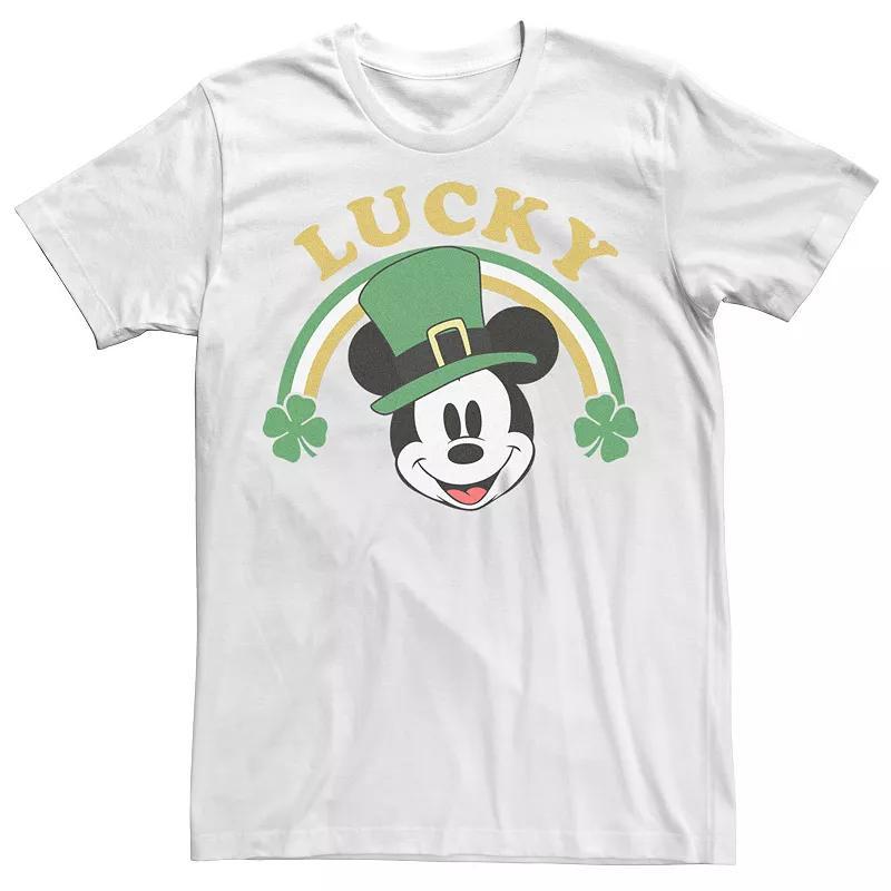 Disneys Mickey & Friends Mens St. Patricks Day Lucky Mickey Graphic Tee Product Image