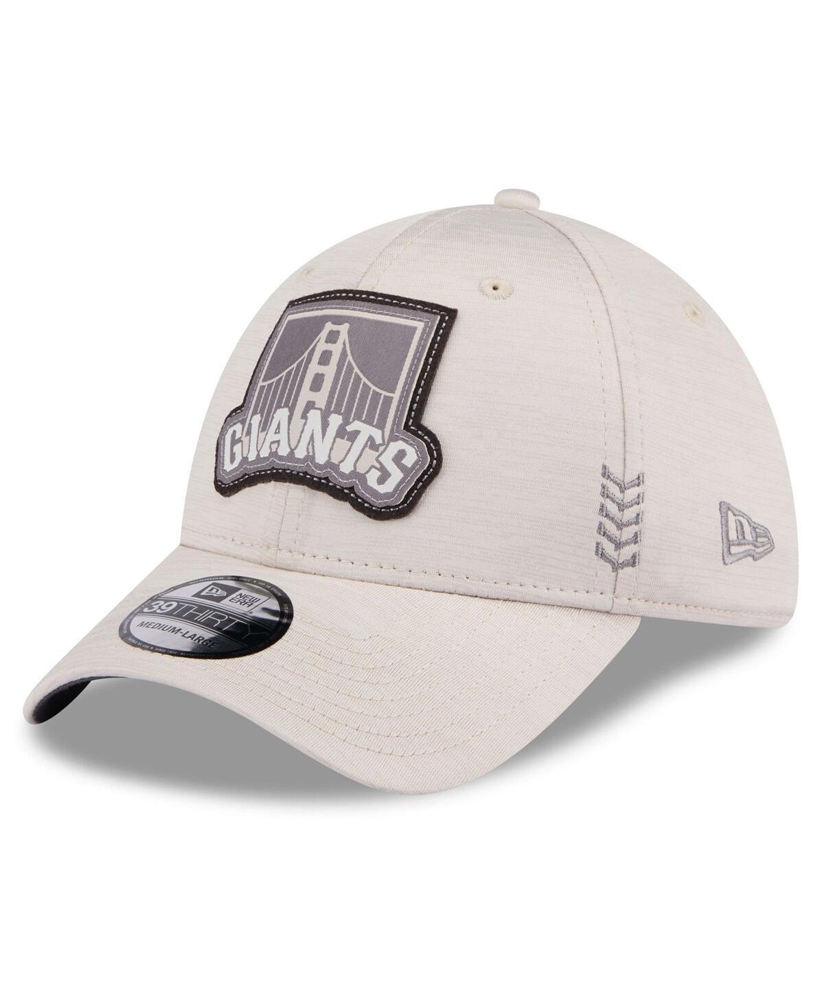 Mens New Era Cream San Francisco Giants 2024 Clubhouse 39THIRTY Flex Fit Hat Product Image