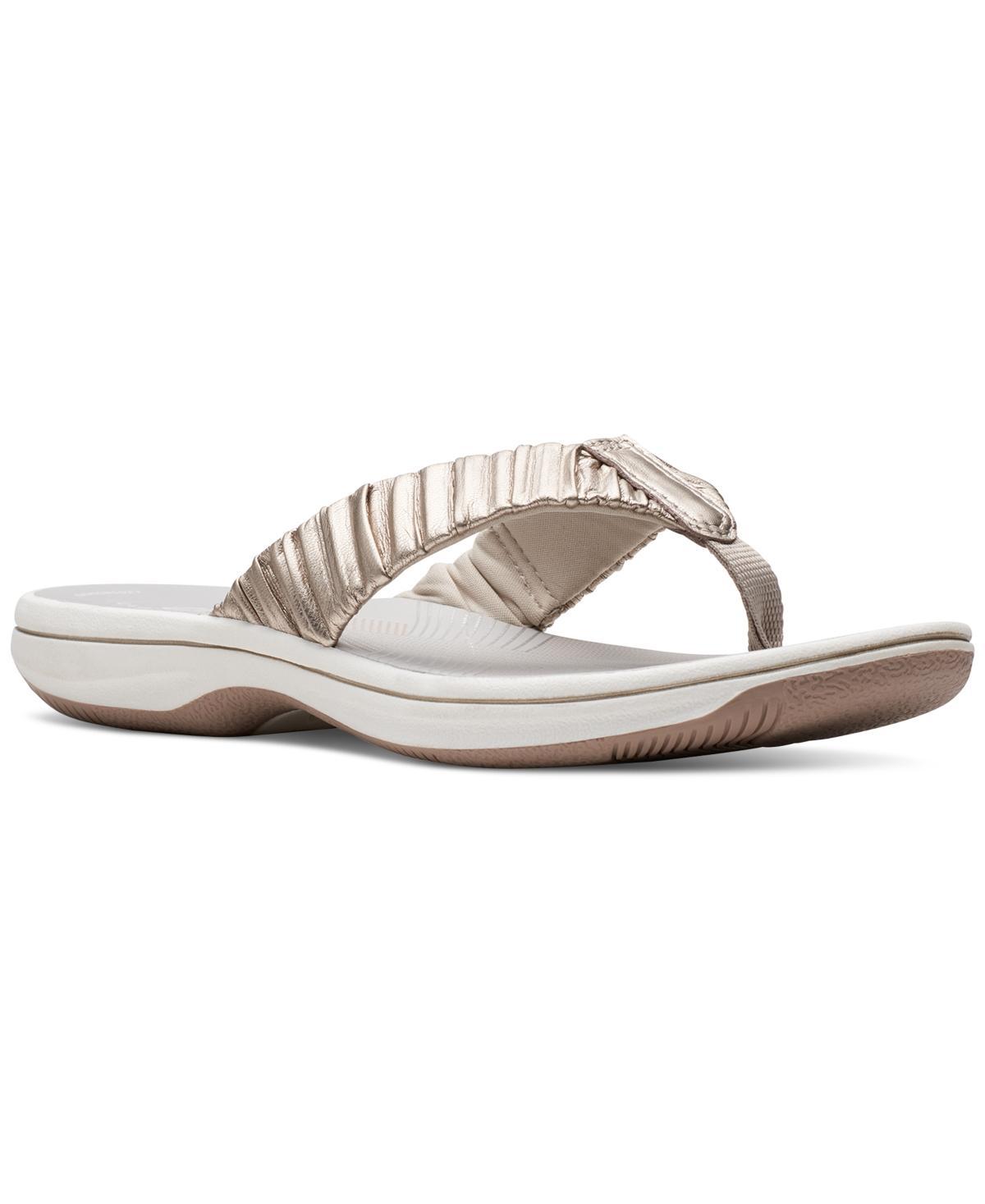 Clarks Womens Breeze Rae Slip-On Thong Sandals Product Image