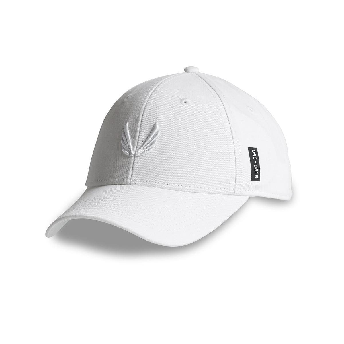 0819. Sport Cap -  White/White "Wings" Product Image