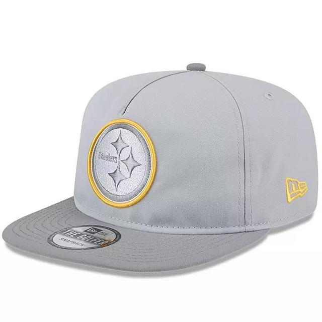 Mens New Era Gray Pittsburgh Steelers 2024 NFL Training Camp Golfer Snapback Hat Product Image