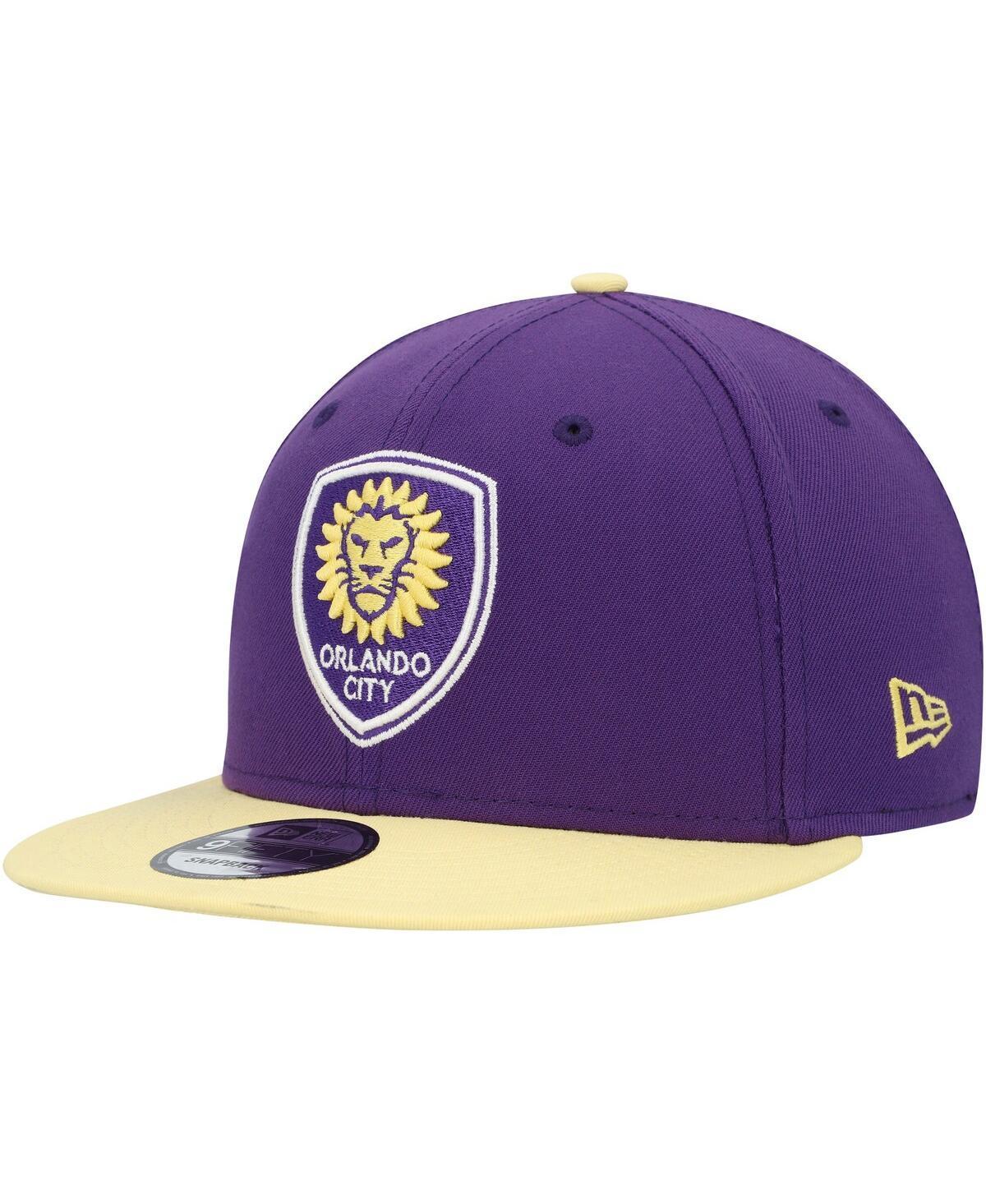 Mens New Era Purple Orlando City Sc Two-Tone 9FIFTY Snapback Hat - Purple Product Image