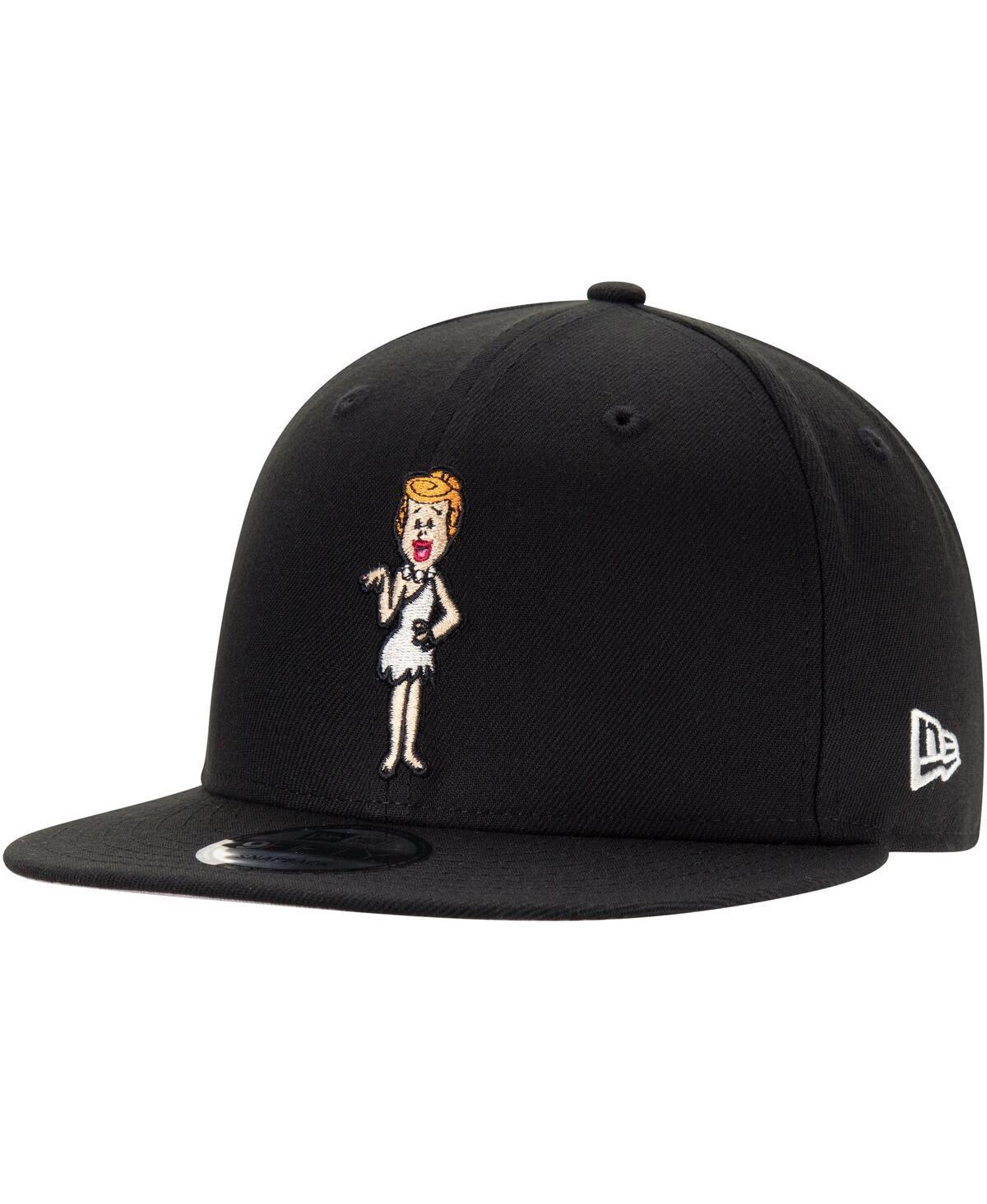 Mens New Era Black The Flintstones Wilma 9FIFTY Snapback Adjustable Hat Product Image