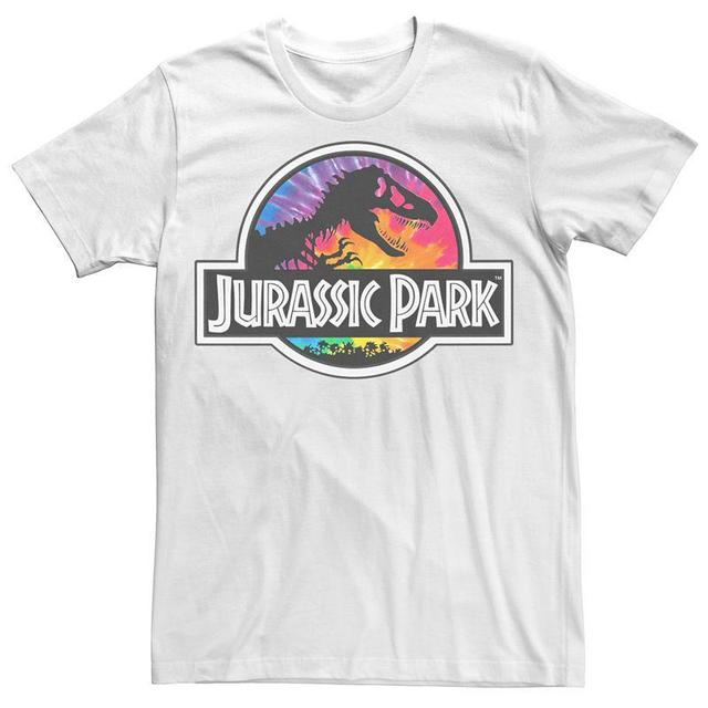 Mens Jurassic Park Tie Dye Classic Logo Tee Product Image