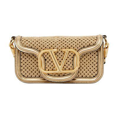 Small Loco Shoulder Bag In Gold Product Image