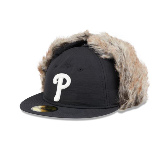 Philadelphia Phillies Winter Dog Ear Retro Crown 59FIFTY Fitted Hat Male Product Image