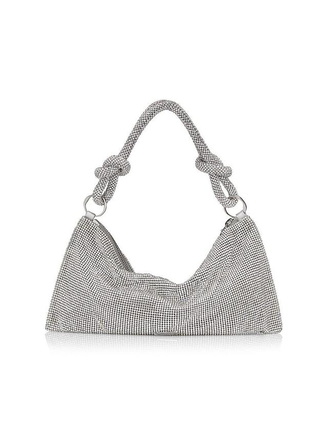 Womens Nano Hera Rhinestone Mesh Shoulder Bag Product Image