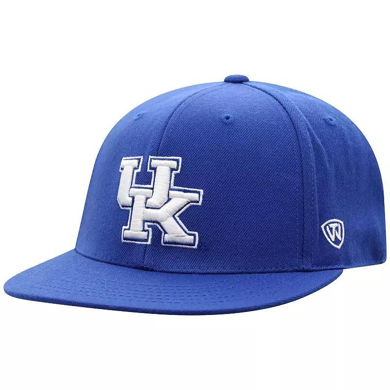 Mens Top of the World Royal Kentucky Wildcats Team Color Fitted Hat Product Image