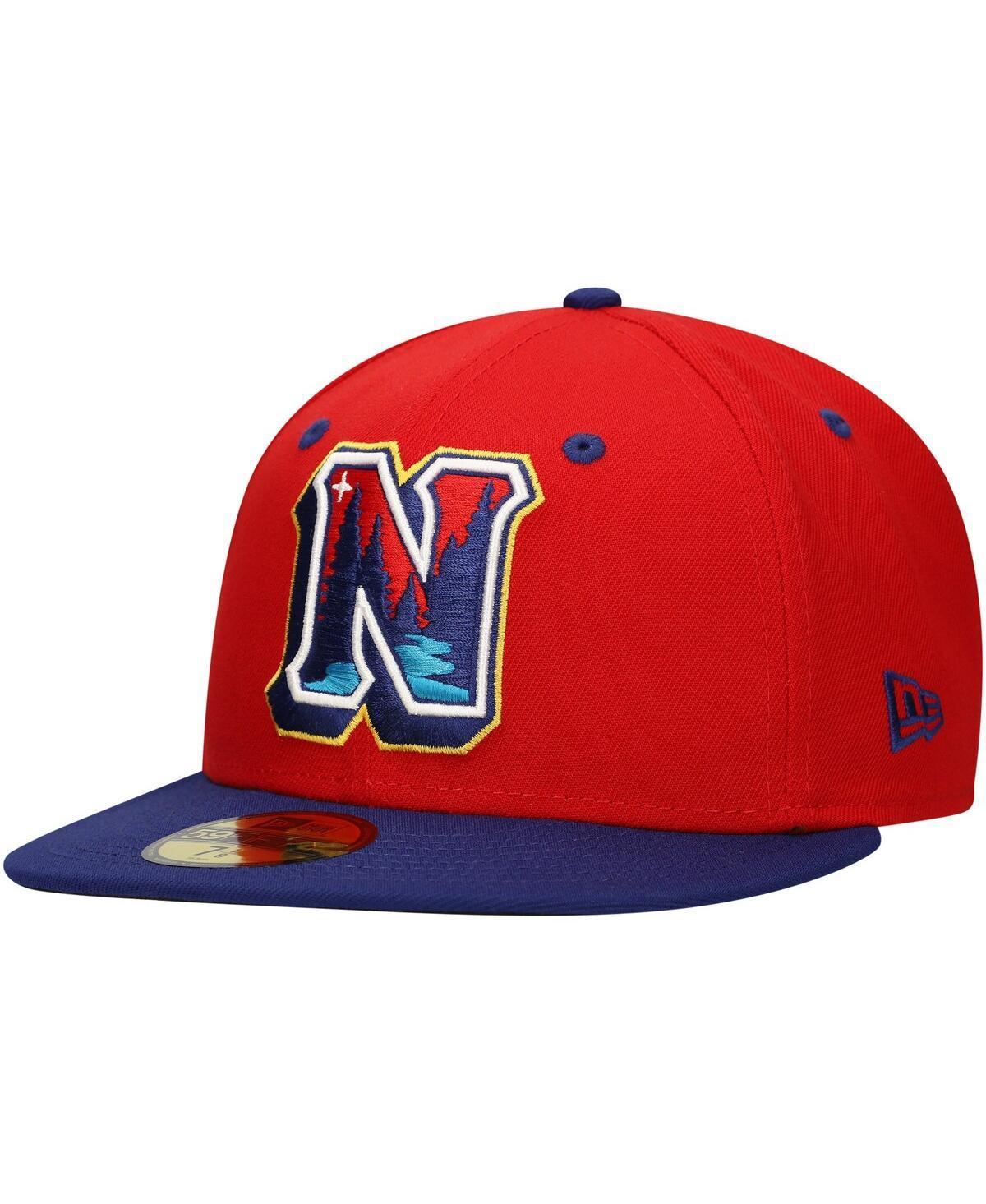 New Era Mens Red Northwest Arkansas Naturals Authentic Collection 59FIFTY Hat Product Image