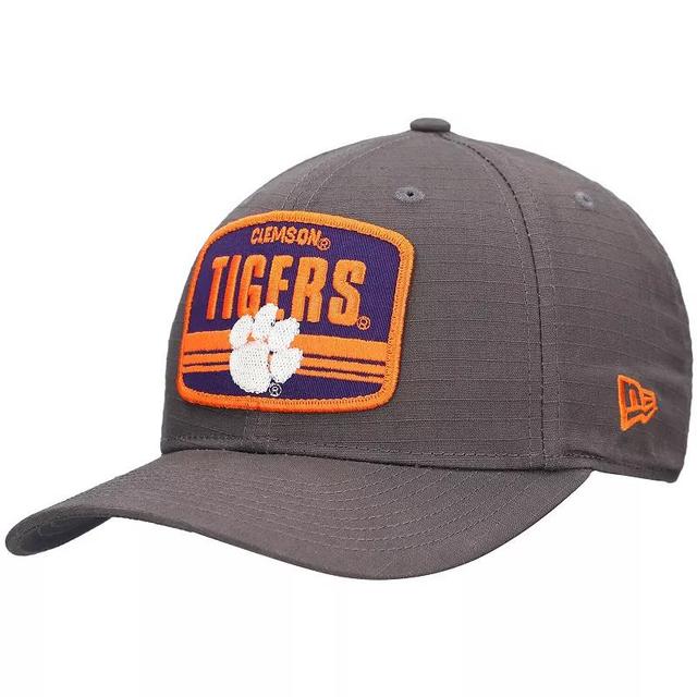 Mens New Era Charcoal Clemson Tigers Team Elevated 9SEVENTY Adjustable Hat Product Image