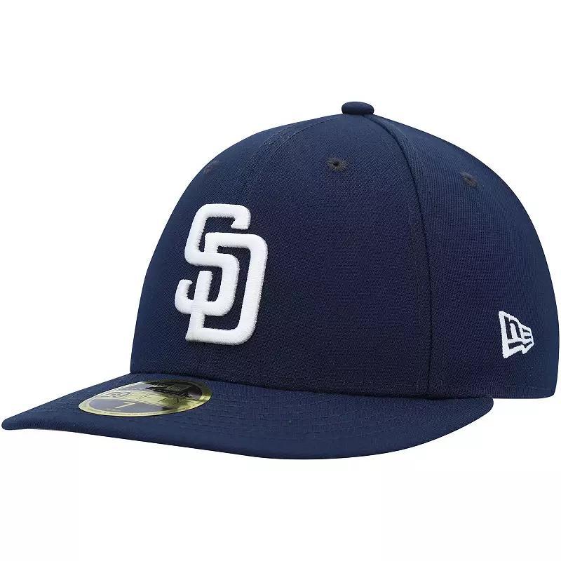 Mens New Era Navy San Diego Padres Oceanside Low Profile 59FIFTY Fitted Hat Product Image