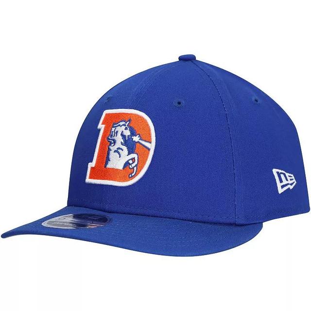 Mens New Era Royal Denver Broncos Main Low Profile 9FIFTY Snapback Hat Product Image