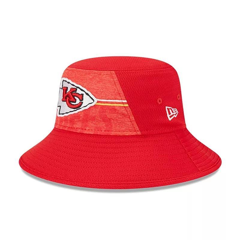 Mens New Era Red Kansas City Chiefs 2023 Nfl Training Camp Stretch Bucket Hat Product Image