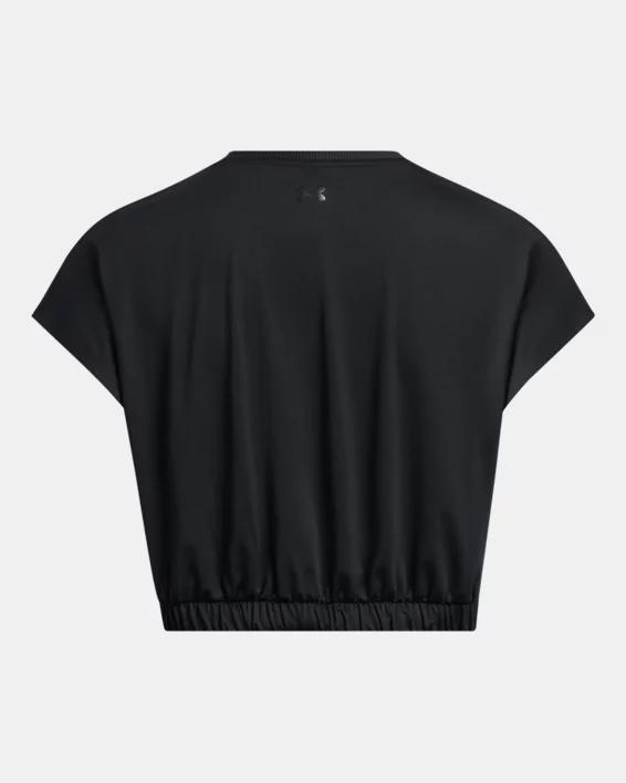 Women's UA Meridian Bubble Hem Crop Short Sleeve Product Image