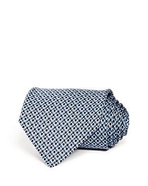 FERRAGAMO Gancini Pattern Silk Tie Product Image