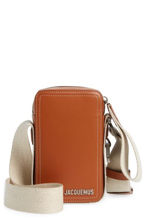 Mens Le Cuerda Leather Vertical Crossbody Bag Product Image