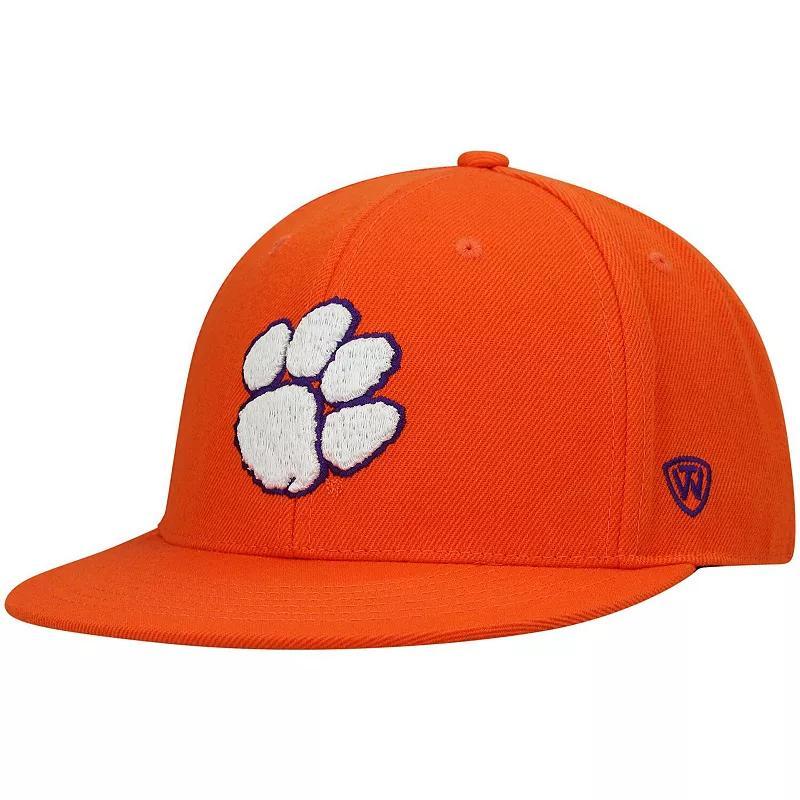 Mens Top of the World Clemson Tigers Team Color Fitted Hat Product Image