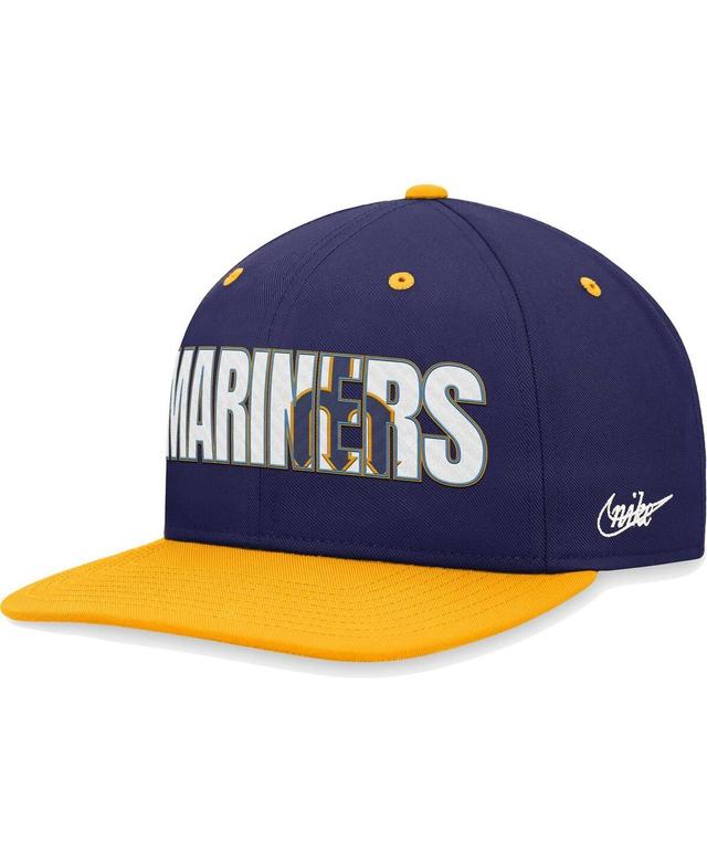 Mens Nike Royal Seattle Mariners Cooperstown Collection Pro Snapback Hat Product Image