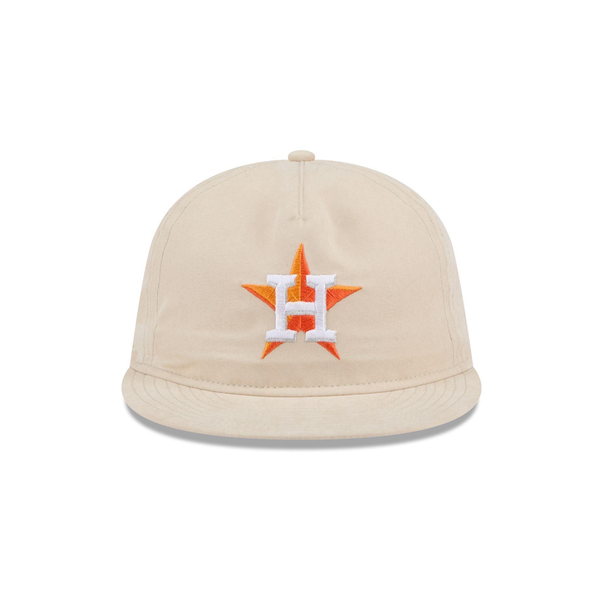 Houston Astros Brushed Nylon Retro Crown 9FIFTY Adjustable Hat Male Product Image