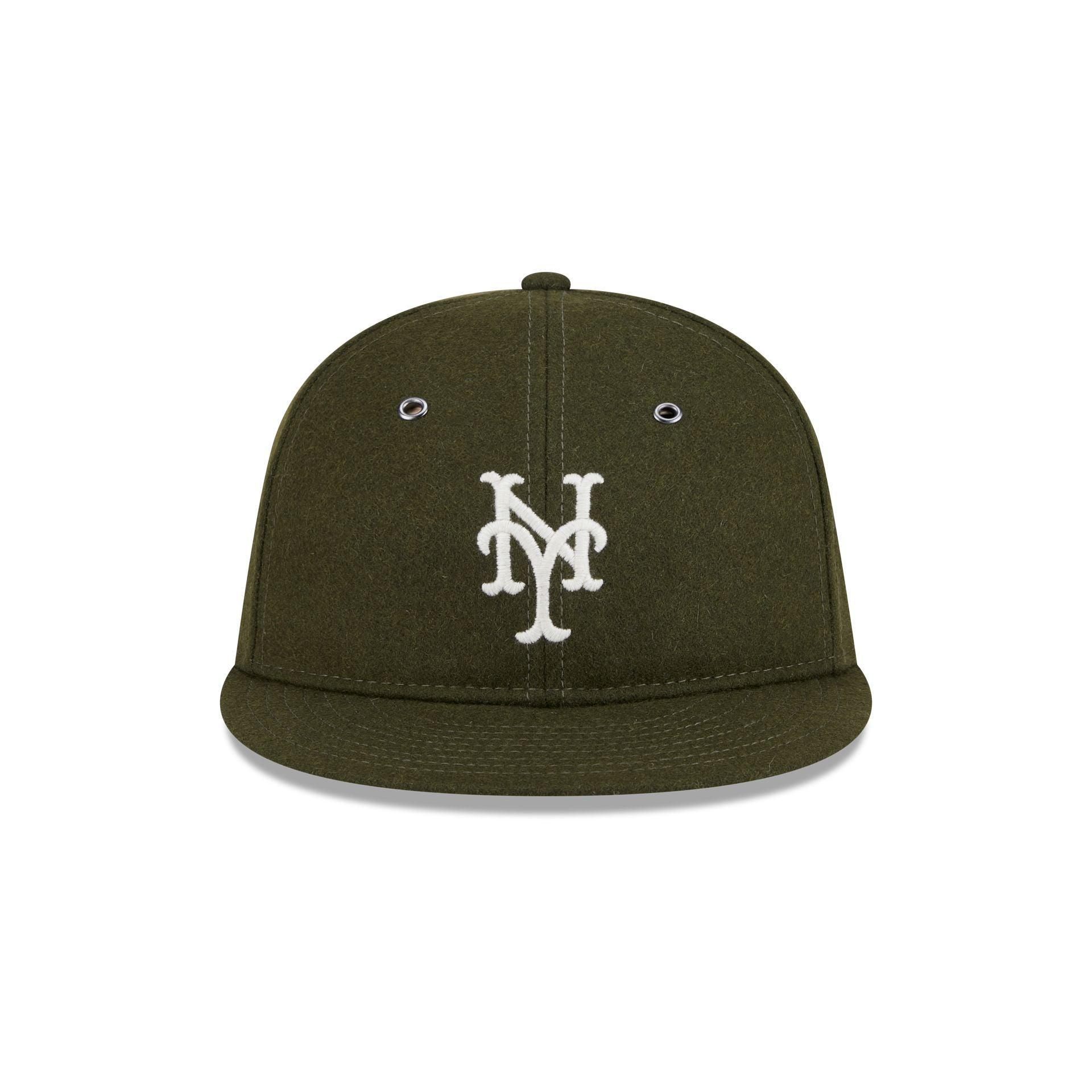 New York Mets New Olive Wool Retro Crown 9FIFTY Adjustable Hat Male Product Image