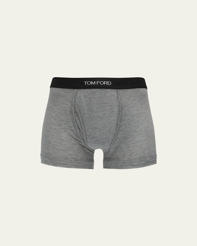 Mens Cotton-Modal Boxer Briefs Product Image