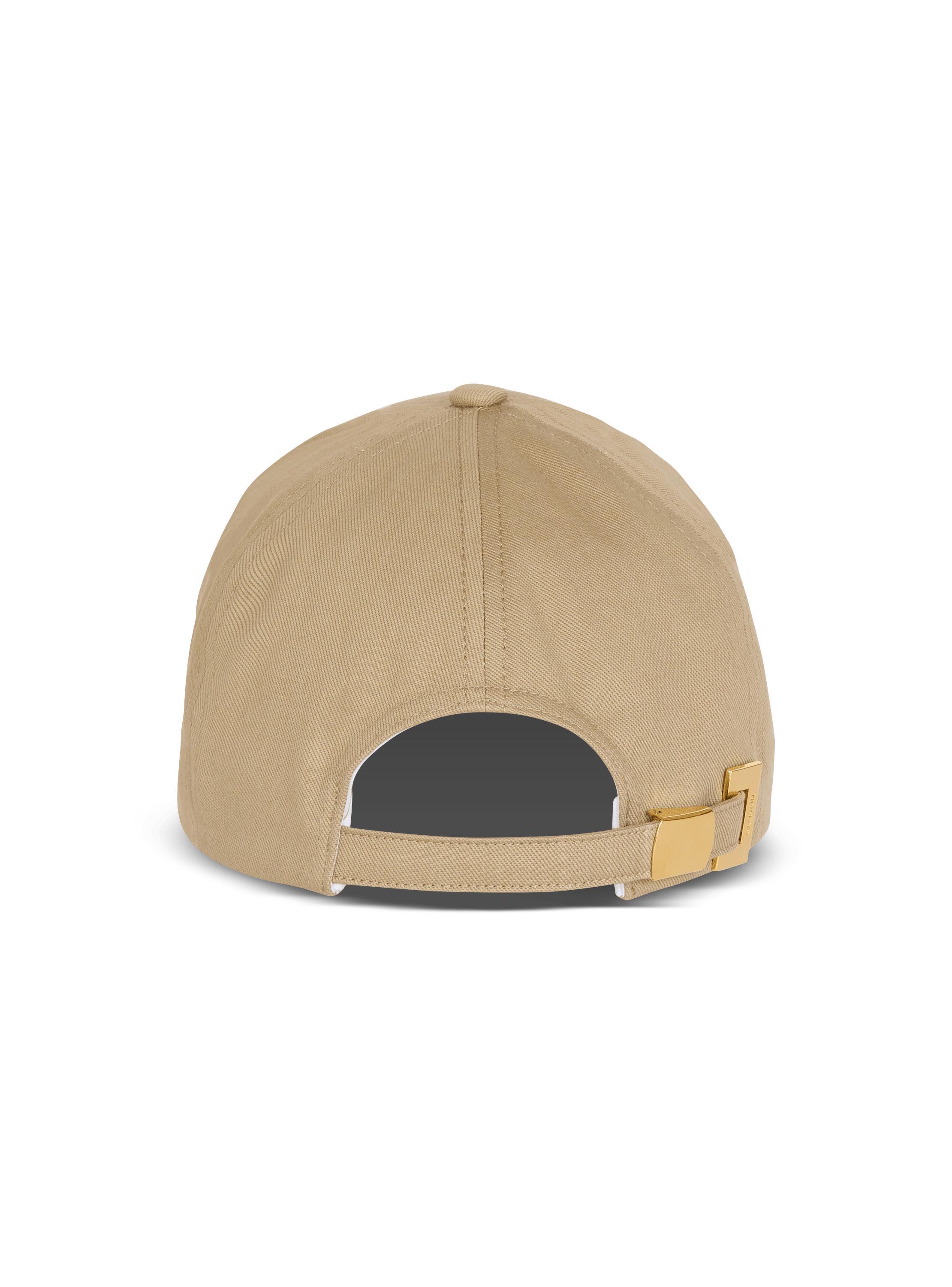 Cotton cap with Balmain Signature embroidery Product Image