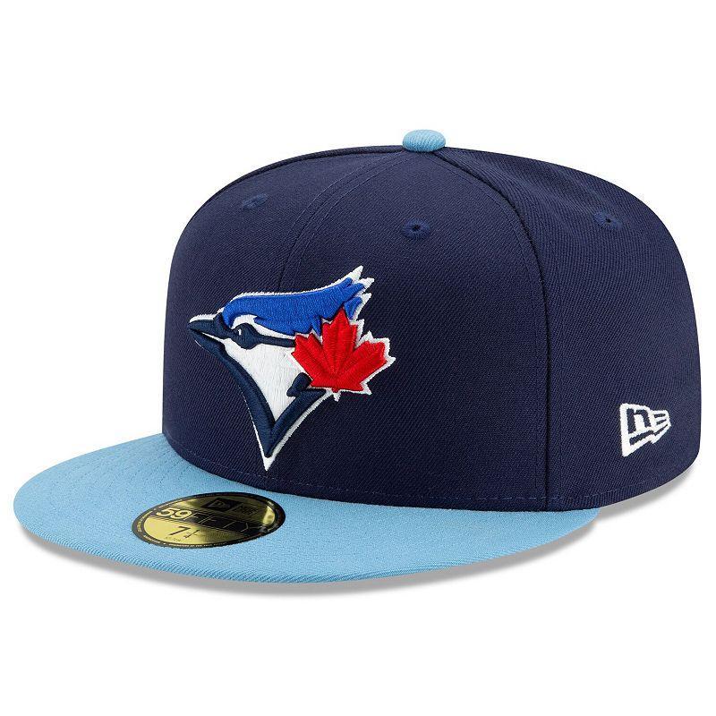 Mens New Era Navy Toronto Blue Jays Alternate 4 Authentic Collection On-Field 59FIFTY Fitted Hat Jay Blue Product Image