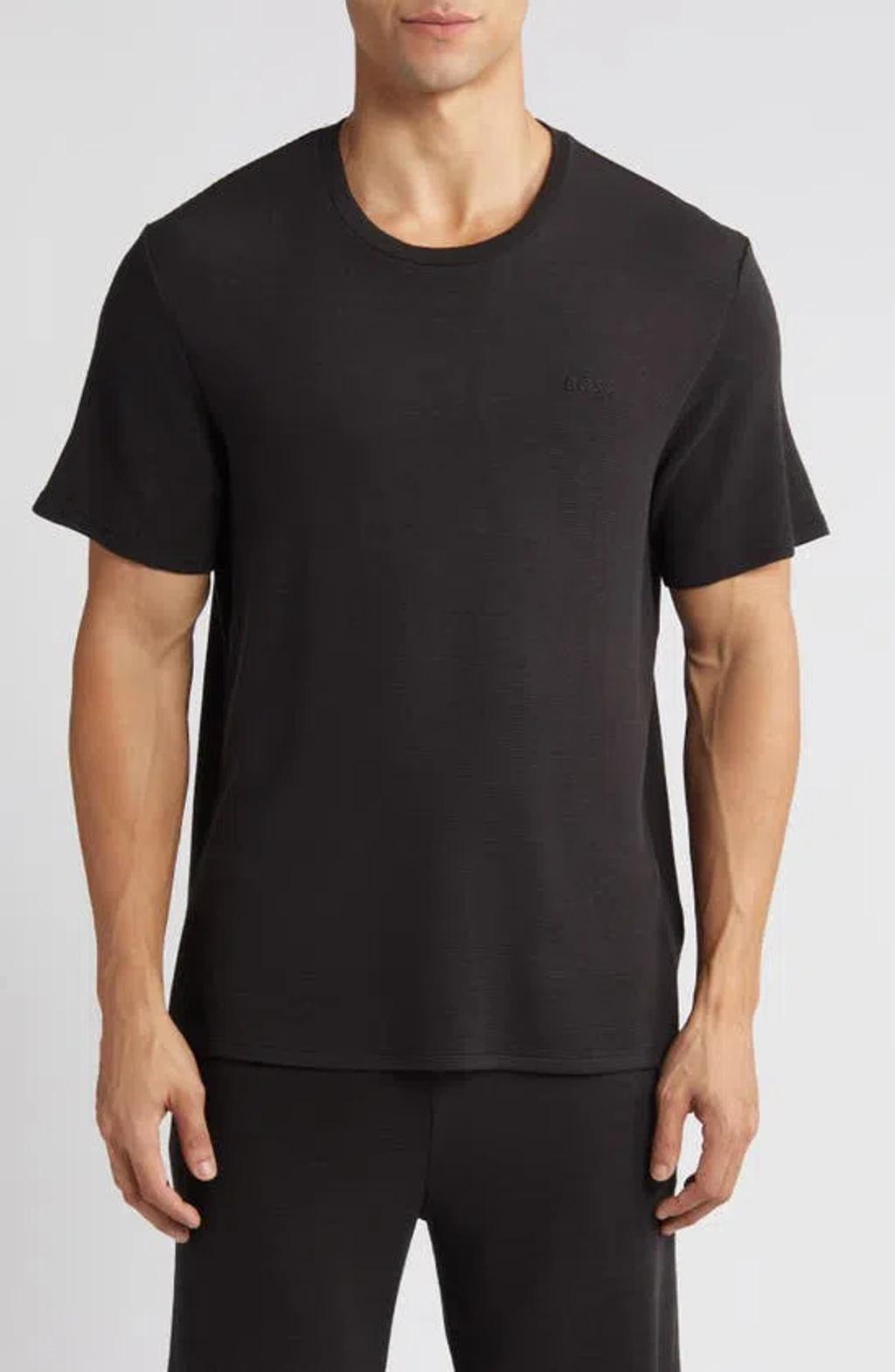 HUGO BOSS Black Rib T-shirt Product Image