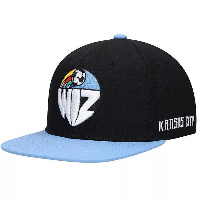 Mens Mitchell & Ness Sporting Kansas City Throwback Logo Snapback Hat Product Image