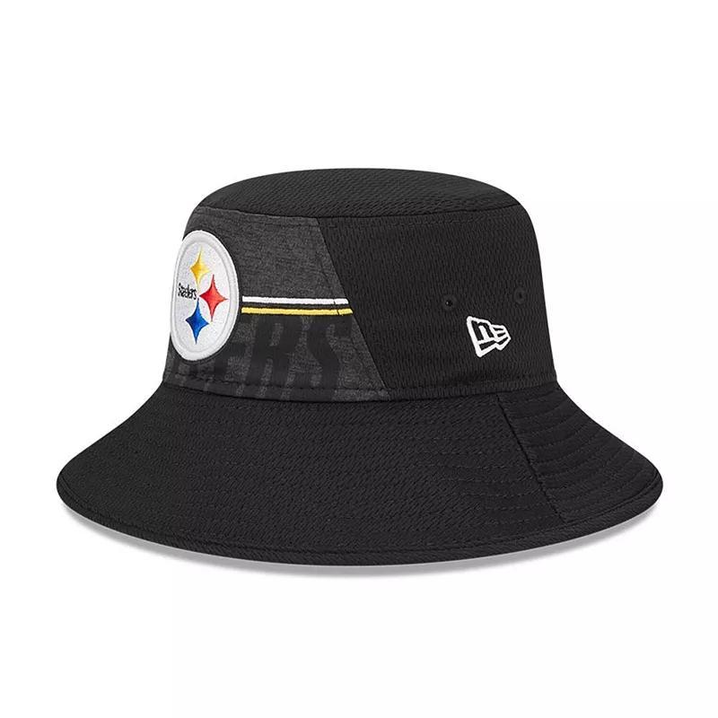 Mens New Era Pittsburgh Steelers 2023 NFL Training Camp Stretch Bucket Hat Product Image