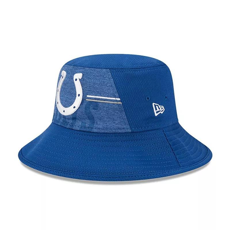 Mens New Era Royal Indianapolis Colts 2023 NFL Training Camp Stretch Bucket Hat Product Image