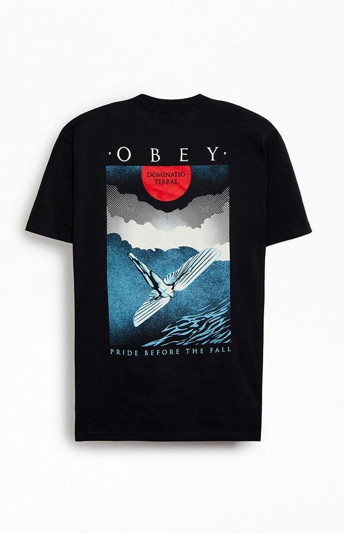 Obey Mens Icarus Deco Classic T-Shirt Product Image