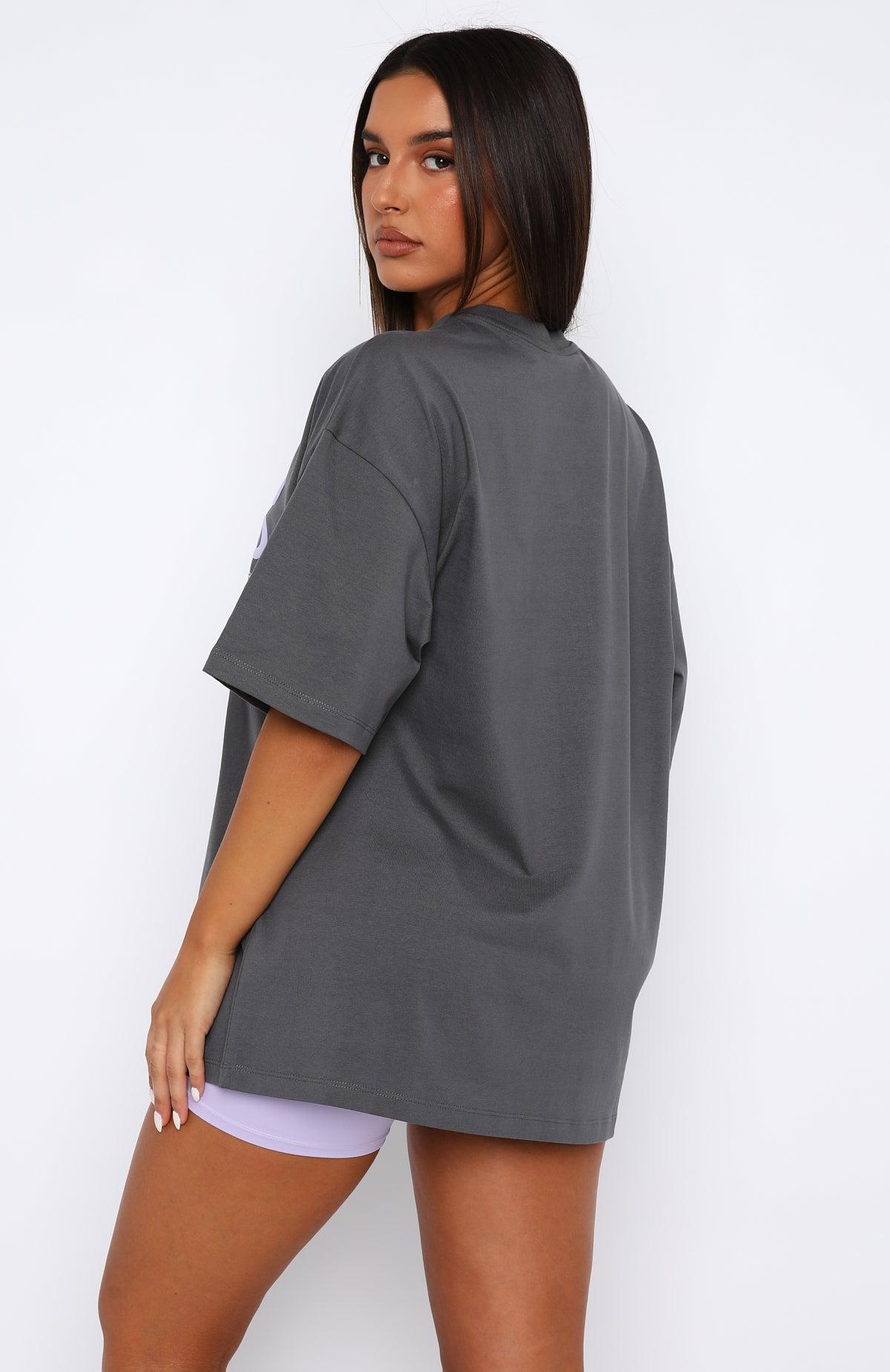 Take A Hint Oversized Tee Volcanic Product Image