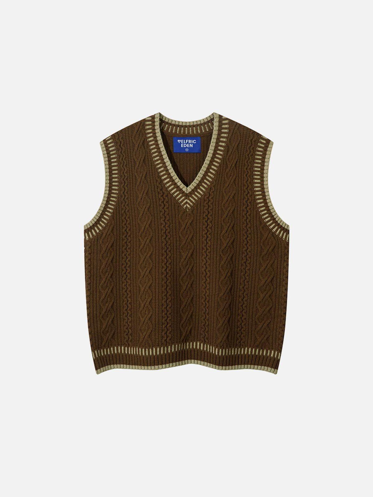 Aelfric Eden Basic Vintage Sweater Vest Product Image