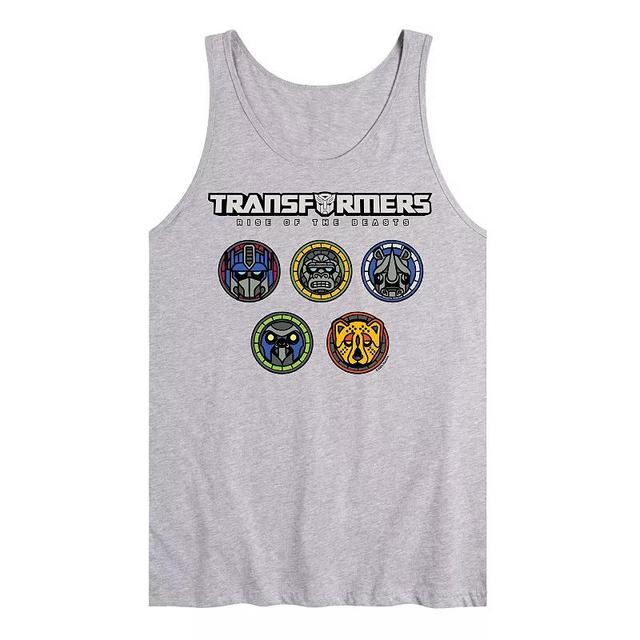 Mens Transformers Logo With Badges Graphic Tank Top Product Image