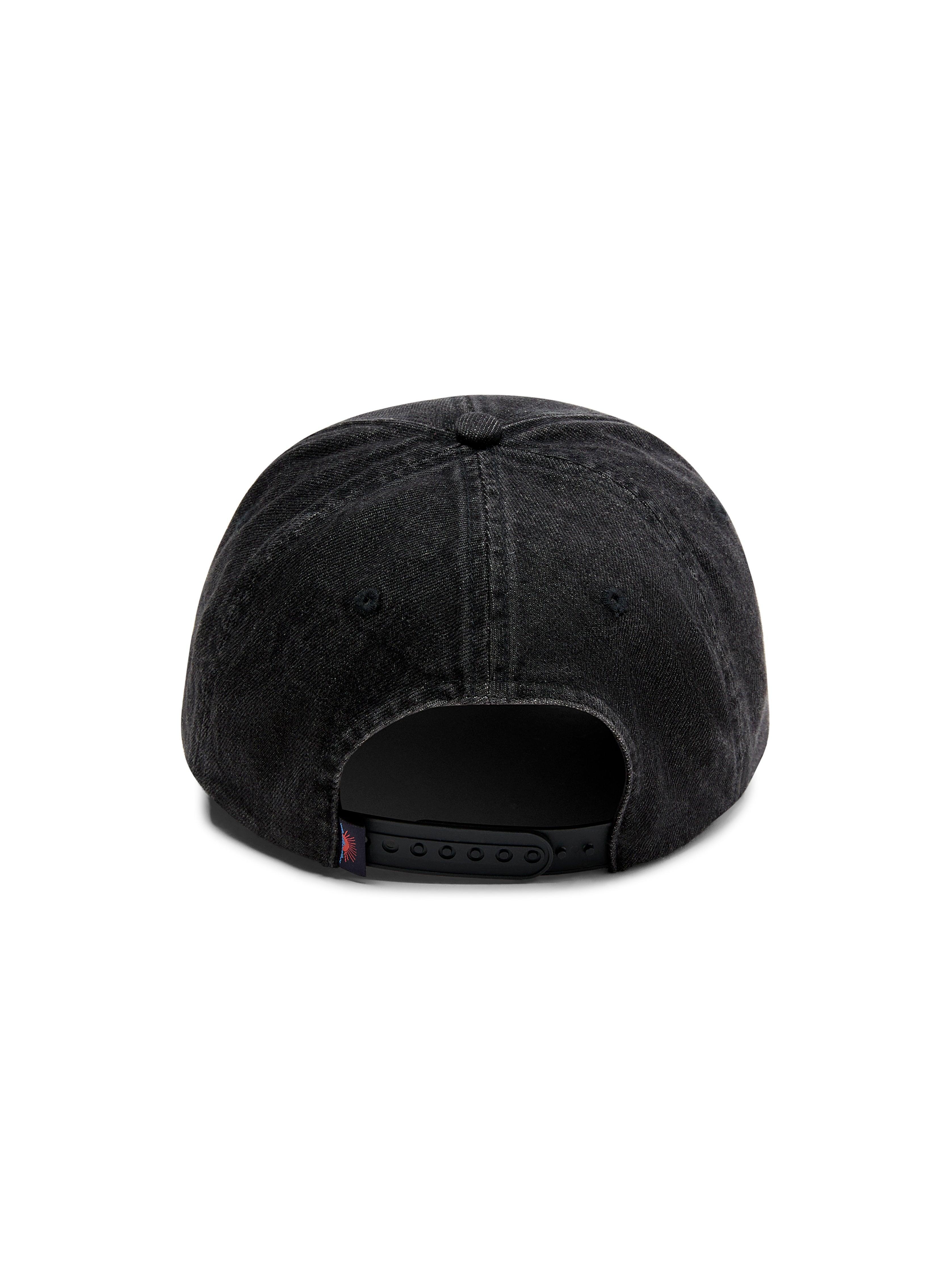 Denim Baseball Hat - Washed Black Male Product Image