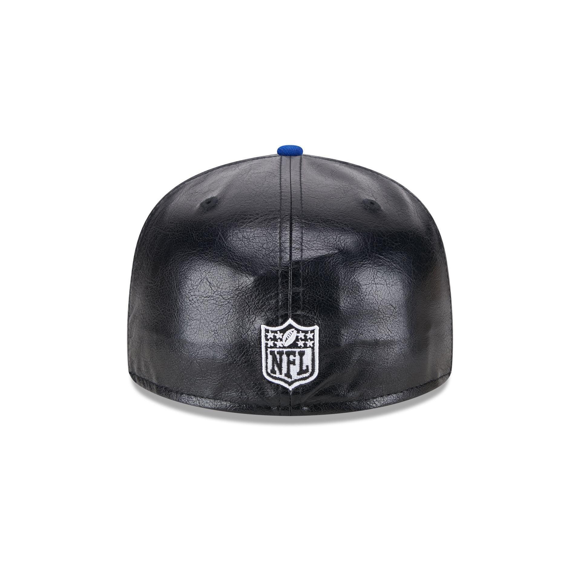 New York Giants Faux Leather Crown 59FIFTY Fitted Hat Male Product Image